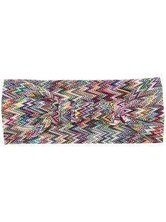 Missoni повязка на голову с узором зигзаг