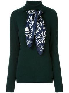 Jejia scarf detail jumper