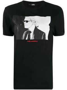 Karl Lagerfeld футболка Karl с принтом
