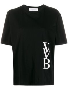 Victoria Victoria Beckham футболка с логотипом