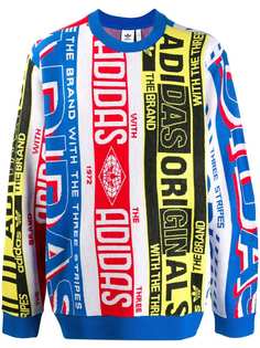 adidas толстовка Real Scarf с круглым вырезом