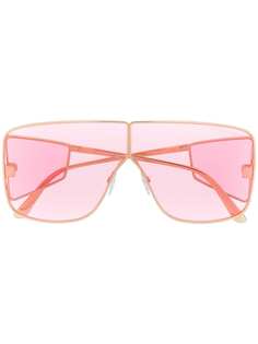 Tom Ford Eyewear затемненные солнцезащитные очки-авиаторы