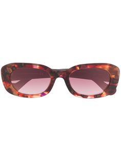 Moncler Eyewear солнцезащитные очки с абстрактным принтом