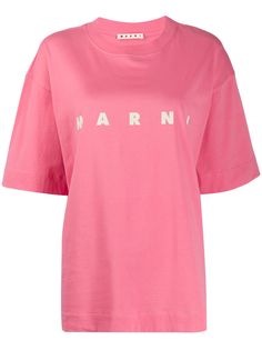 Marni футболка с логотипом