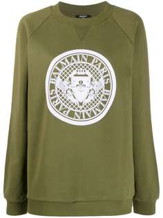 Balmain толстовка Medallion с логотипом