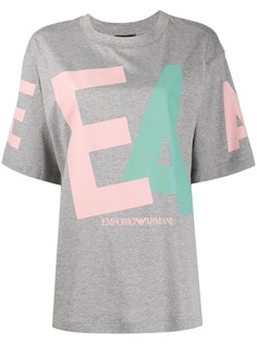 Emporio Armani футболка оверсайз с графичным принтом