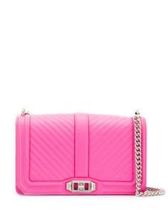 Rebecca Minkoff стеганая сумка через плечо Love с узором шеврон