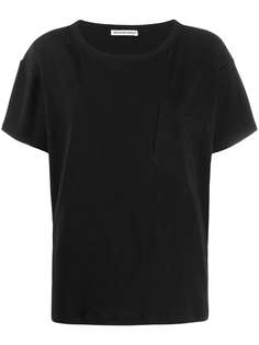 T By Alexander Wang футболка с нагрудным карманом и короткими рукавами
