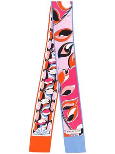 Emilio Pucci длинный шарф с узором