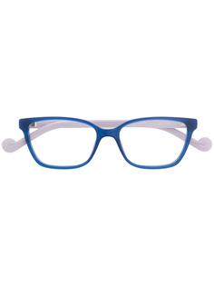 LIU JO очки в двухцветной квадратной оправе