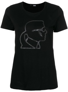 Karl Lagerfeld футболка с принтом молнии Ikonik