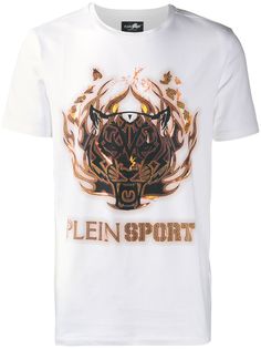 Plein Sport футболка с принтом Tiger