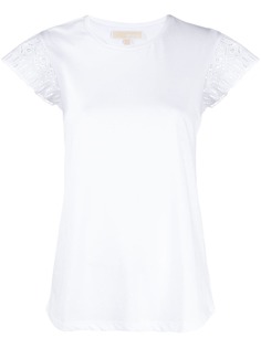 Michael Kors Collection футболка с кружевом