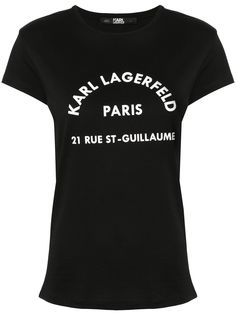Karl Lagerfeld футболка с принтом