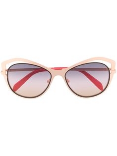 Emilio Pucci солнцезащитные очки в оправе бабочка с вырезными деталями