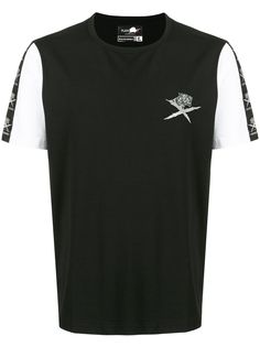 Plein Sport футболка с контрастными рукавами