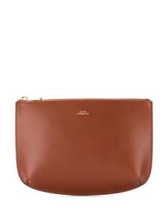 A.P.C. клатч с логотипом