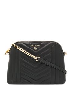Michael Michael Kors стеганая сумка через плечо с логотипом