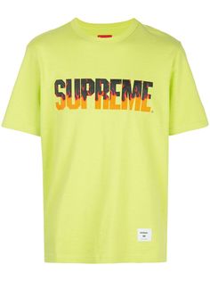 Supreme футболка с короткими рукавами и принтом