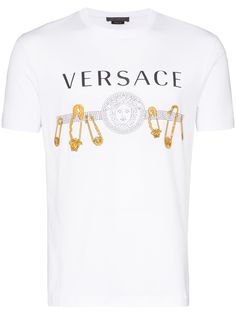 Versace футболка с принтом