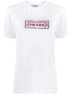 Prada футболка с логотипом