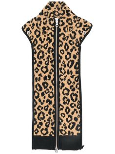 Veronica Beard шарф с леопардовым принтом