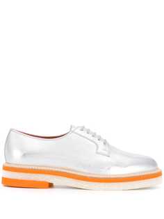 Santoni туфли на шнуровке
