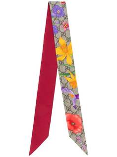 Gucci шейный платок с принтом Flora