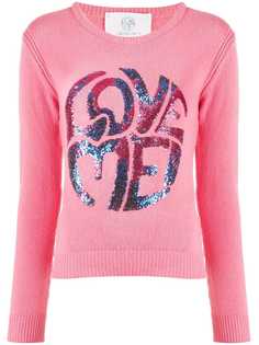 Alberta Ferretti джемпер Love Me с пайетками