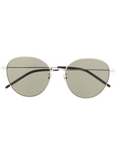 Saint Laurent Eyewear солнцезащитные очки в круглой оправе