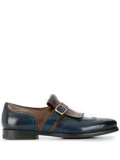 Santoni монки с бахромой