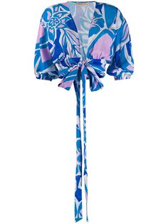 Emilio Pucci блузка с абстрактным принтом