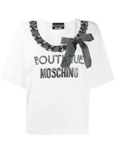 Boutique Moschino футболка с принтом 3D