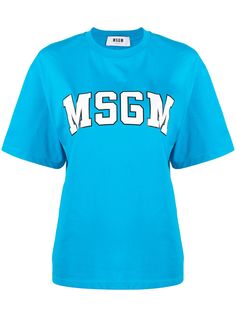 MSGM футболка с логотипом