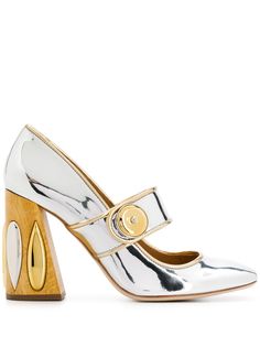 Tory Burch туфли Мэри Джейн Madison с эффектом металлик