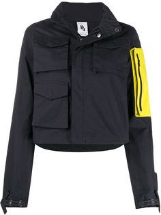 Off-White куртка со съемным карманом и капюшоном из коллаборации с Nike