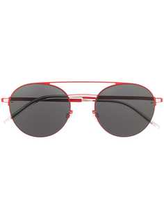 Mykita MYKITA ERI 437 RUSTYRED/POWDER BLUE Leather/Fur/Exotic Skins->Leather