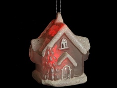 Аксессуар SnowHouse Домик 7x6.2x7cm White-Grey GM3215-6