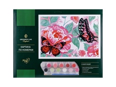 Картина по номерам Greenwich Line Бабочки A3 КК_27779