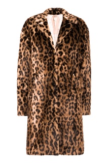 Пальто с леопардовым принтом No.21