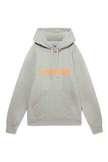 Худи с оранжевой надписью Calvin Klein
