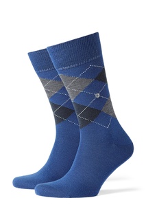 Синие шерстяные носки Edinburgh Burlington