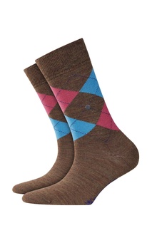 Горчичные носки с рисунком аргайл Burlington
