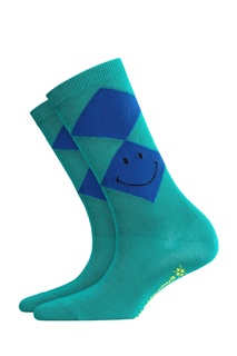Зеленые носки Smiley Argyle Burlington