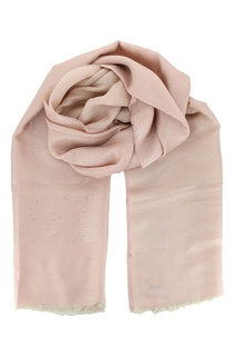 Розовый шарф с пайетками Liu Jo