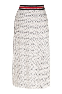 Плиссированная юбка с геометрическим принтом Laroom