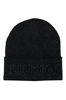 Черная шапка с широким отворотом Liu Jo