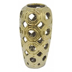 Ваза настольная (31 см) Black & Gold 25365 Three Hands