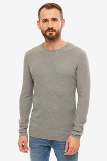 Хлопковый джемпер фактурной вязки Tom Tailor Denim
