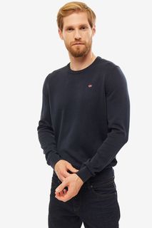 Синий хлопковый джемпер Napapijri